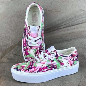NEW Vans Doheny Platform Sneakers Tropical Print